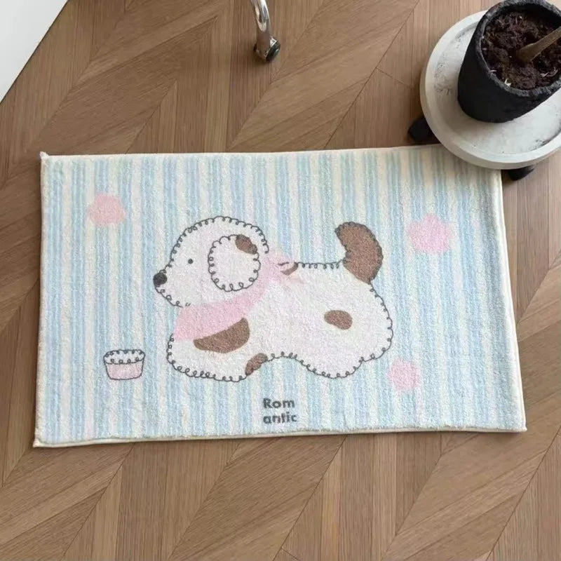 Anti-Slip Carpet Rug for Bedroom & Living Room Floor Mat with Cartoon Design