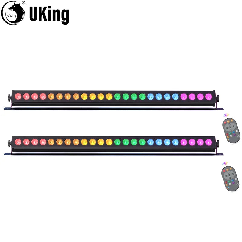 RGB LED Wall Wash Light Bar 60W with DMX512 Remote for Stage DJ Wedding