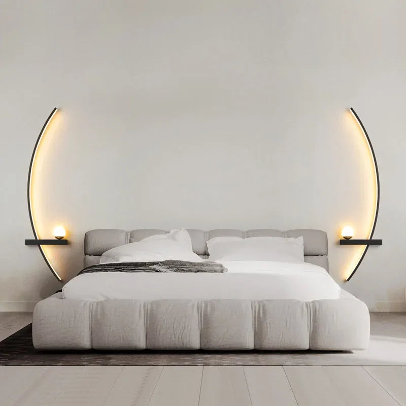 Nordic LED Wall Lamp Stripes Wall Sconce for Bedroom Living Room Study Home Decor