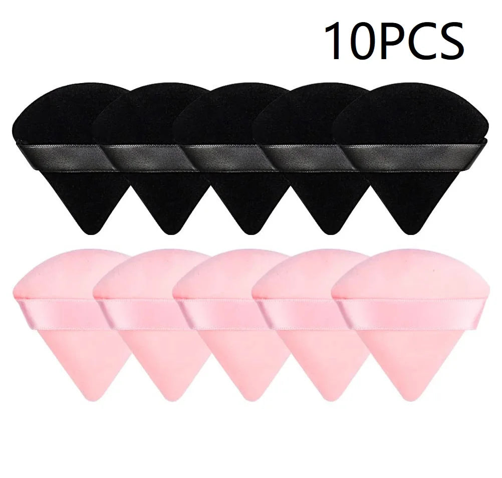 10PCS Triangle Makeup Sponge Blenders for Powder Foundation Cosmetic Tools