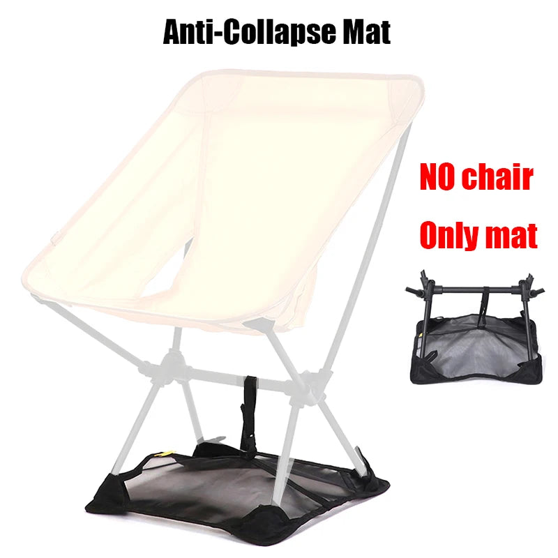 Outdoor Camping Folding Chair Anti-Sink Mat - Lightweight Collapsible Cushion
