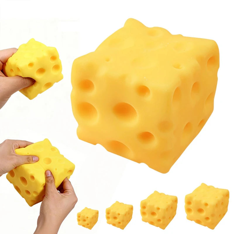 Decompression Cheese-Shaped Slow Rebound Relaxation Ornament - Office & Home Decor