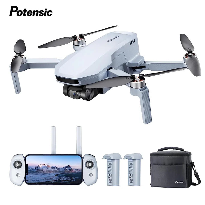 Potensic Atom SE 4K GPS Drone with 4KM Transmission, 249g, Beginner-Friendly