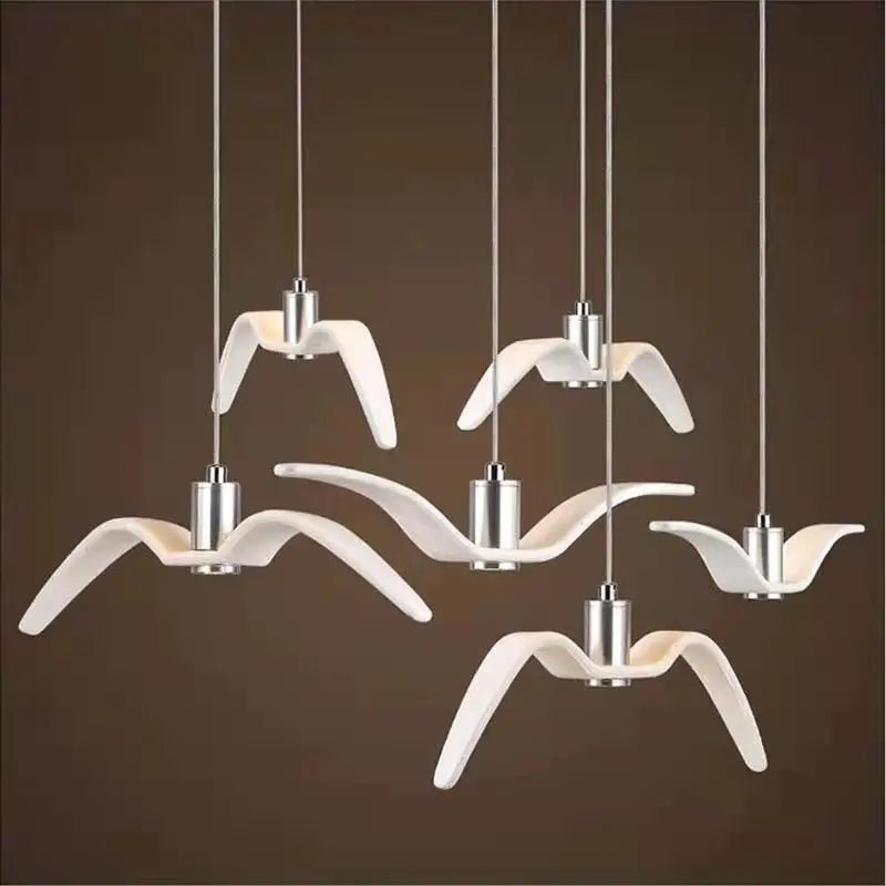 Modern LED Pendant Light Indoor Chandeliers Bird Lamp for Living Room Bedroom Bar