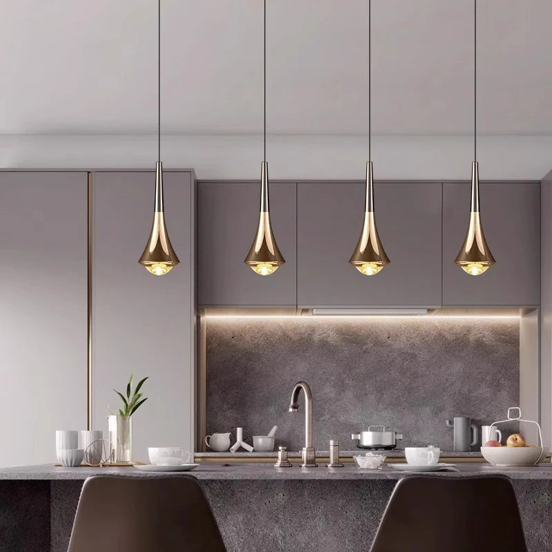 Modern LED Pendant Light for Living & Dining Rooms - Adjustable Indoor Lighting