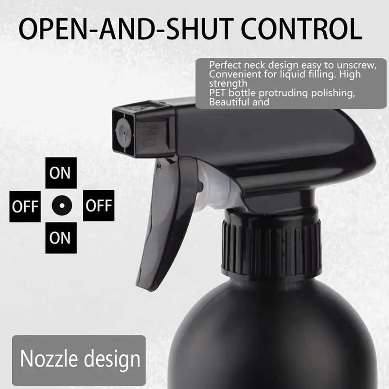 500ML Refillable Spray Bottle - Travel Water Mist Container for Hair & Skin Care