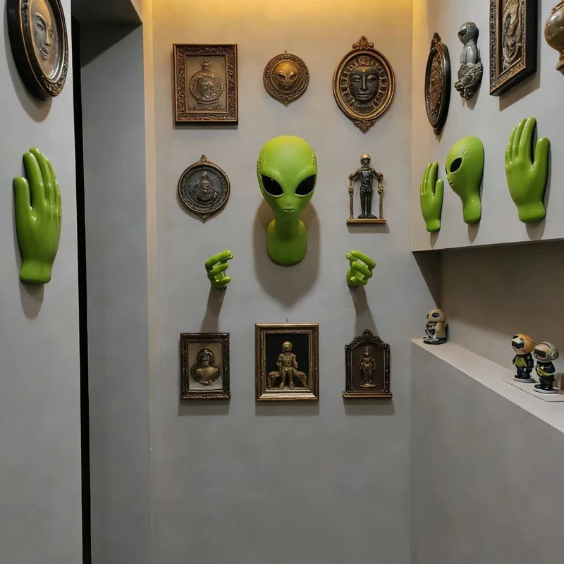 Alien Wall Hanging Decorations for Living Room & Bedroom - Quirky Home Decor