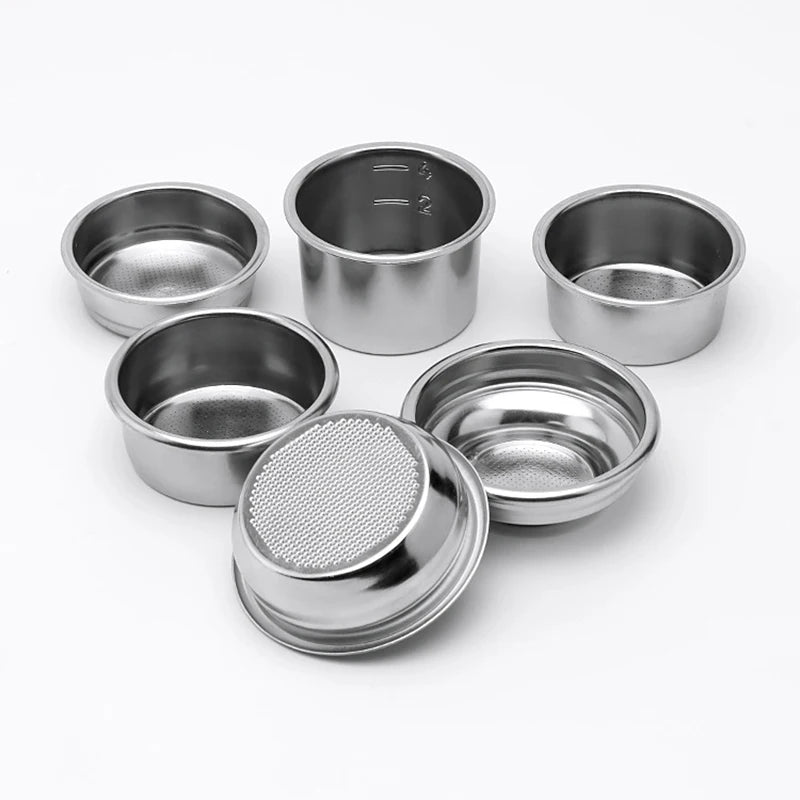 Stainless Steel Coffee Filter Basket 51mm 54mm 58mm for Portafilter Espresso Machines