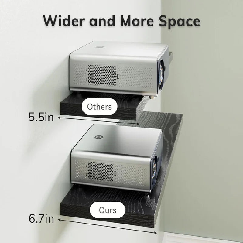 Floating Wall Shelf Storage Rack for Living Room Bedroom Bathroom Kitchen