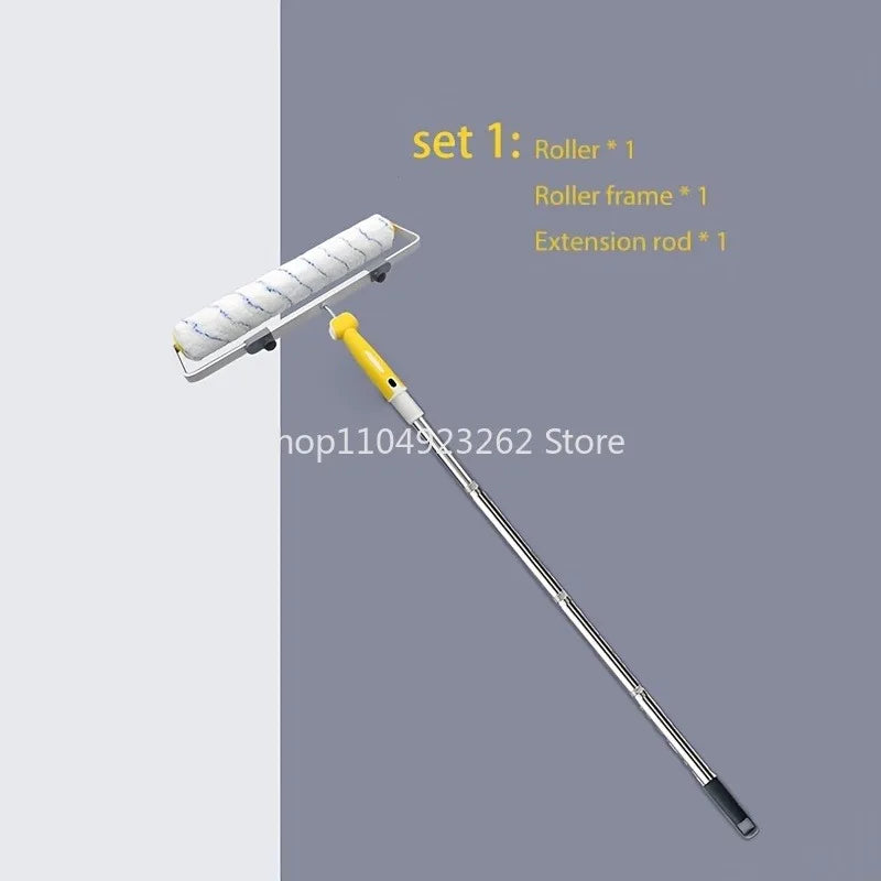 Extendable Handle Microfiber Paint Roller Set for Wall Painting - 18mm Cover