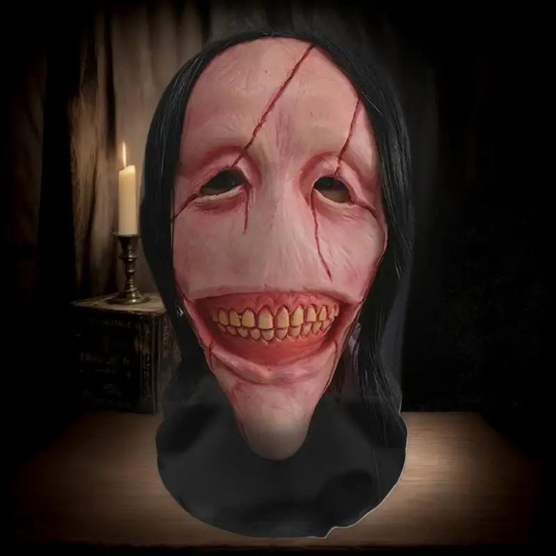 Halloween Ghost 3D Printed Full Head Mask - Cosplay Horror Party Accessory