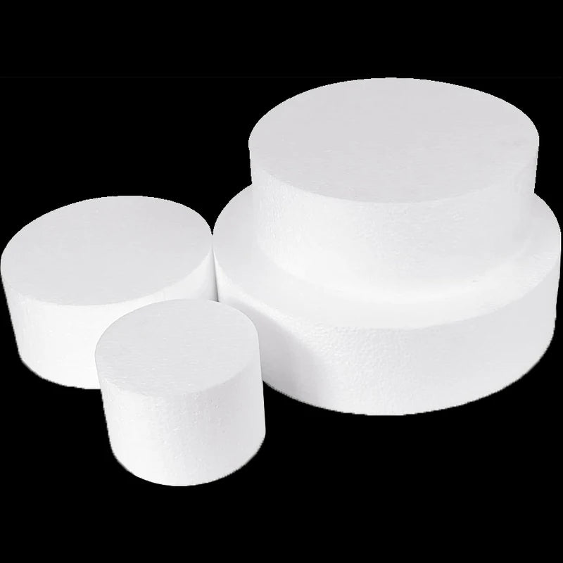 Round Foam Cake Mold - Practice Baking Pan for 4, 6, 8, 10 Inch Cakes