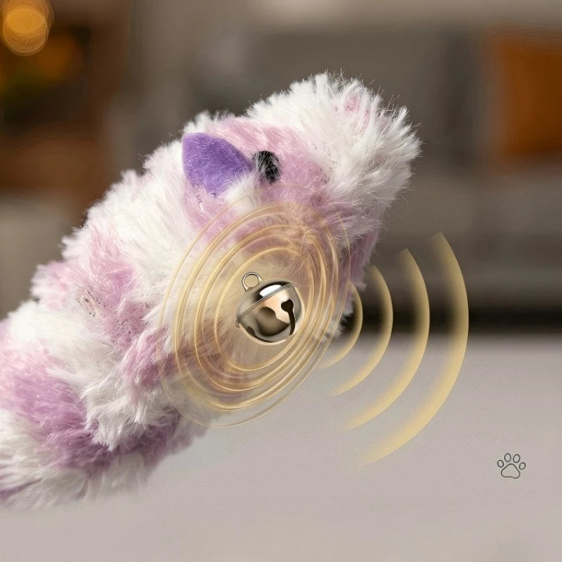 Interactive Plush Cat Toy with Squeaky Imitation Mice Bite-Resistant Playset