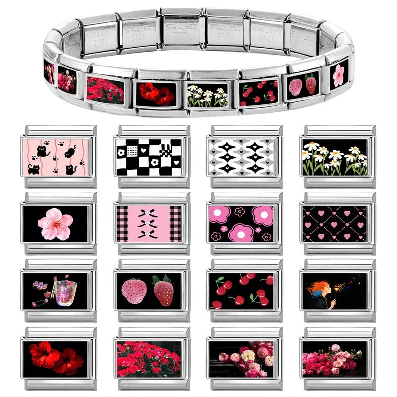 Women's Jewelry Charms Beads Links for DIY Bracelets - Multiple Colors