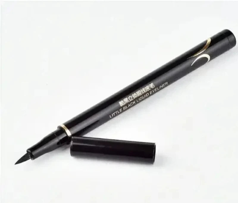 Long Lasting Waterproof Liquid Eyeliner Pen - Black, Quick-Drying Makeup Tool