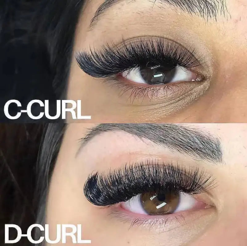 5pcs Eyelash Extension Kit - Natural Fluffy Individual Lashes for Volume & Classic Styles