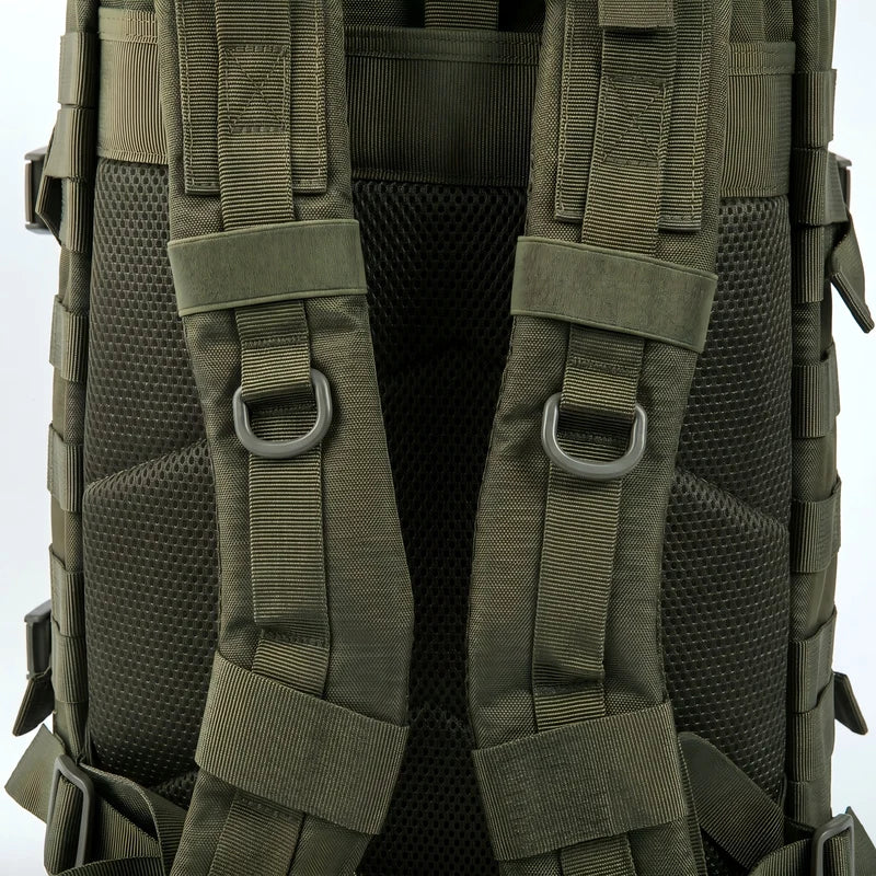 Large Capacity Tactical Hunting Backpack with Molle System for Outdoor Camping and Wilderness Trekking