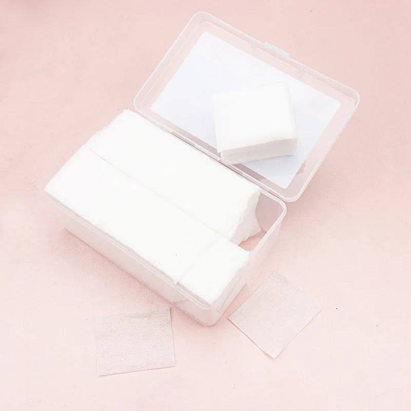 Disposable Makeup Cotton Pads 1000Pcs Soft Facial Cleansing Wipes with Box