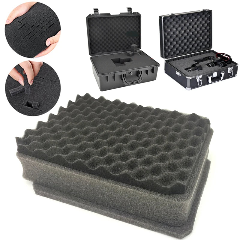 Shockproof Foam Sponge Grid Insert for Tool Box Packing - Customizable Colors