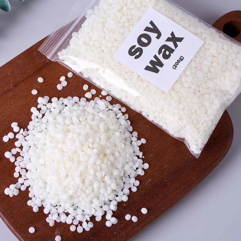 Natural Soy Wax Particles for Candle Making - DIY Aromatherapy Candle Material - Multiple Colors