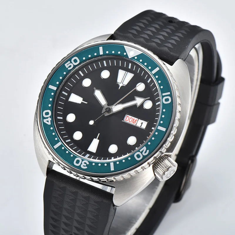 42mm Automatic Mechanical Watch with Stainless Steel Case Sapphire Glass Waterproof