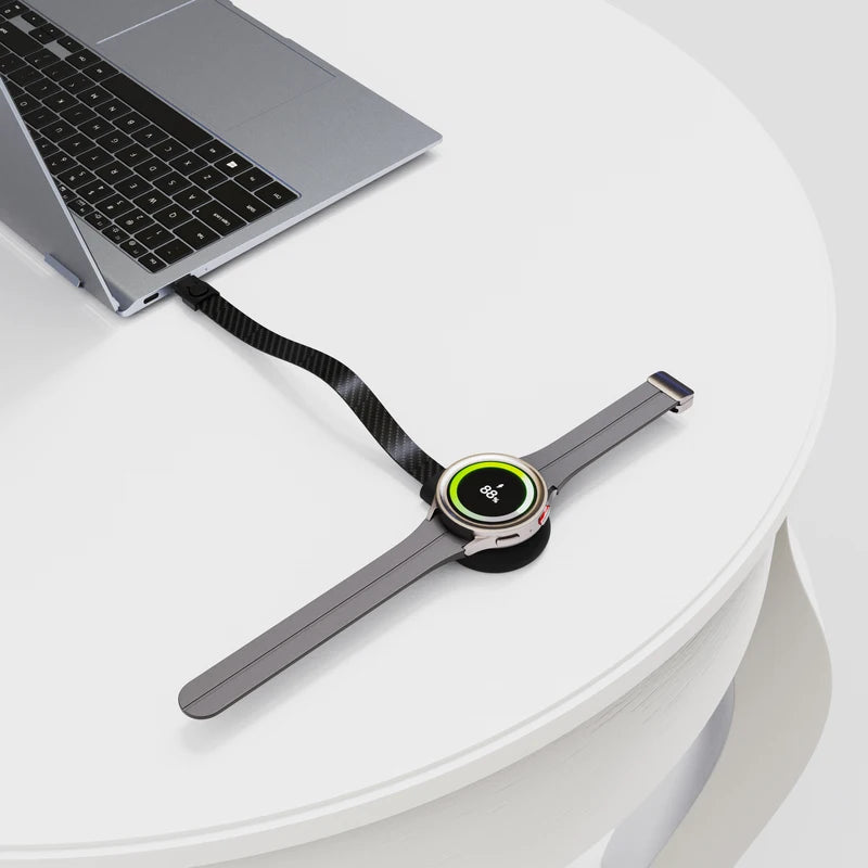 Wireless Magnetic Charger for Samsung Galaxy Watch Ultra, 8, 7, 6, 5 - Portable Fast Charging