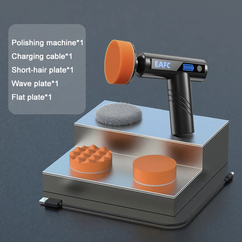 Wireless Car Waxing Polishing Machine for Scratch Repair & Glass Care