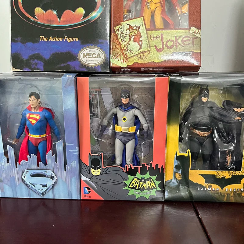 Action Figure Set - Batman Joker Harley Quinn Collectible Cartoon Roles