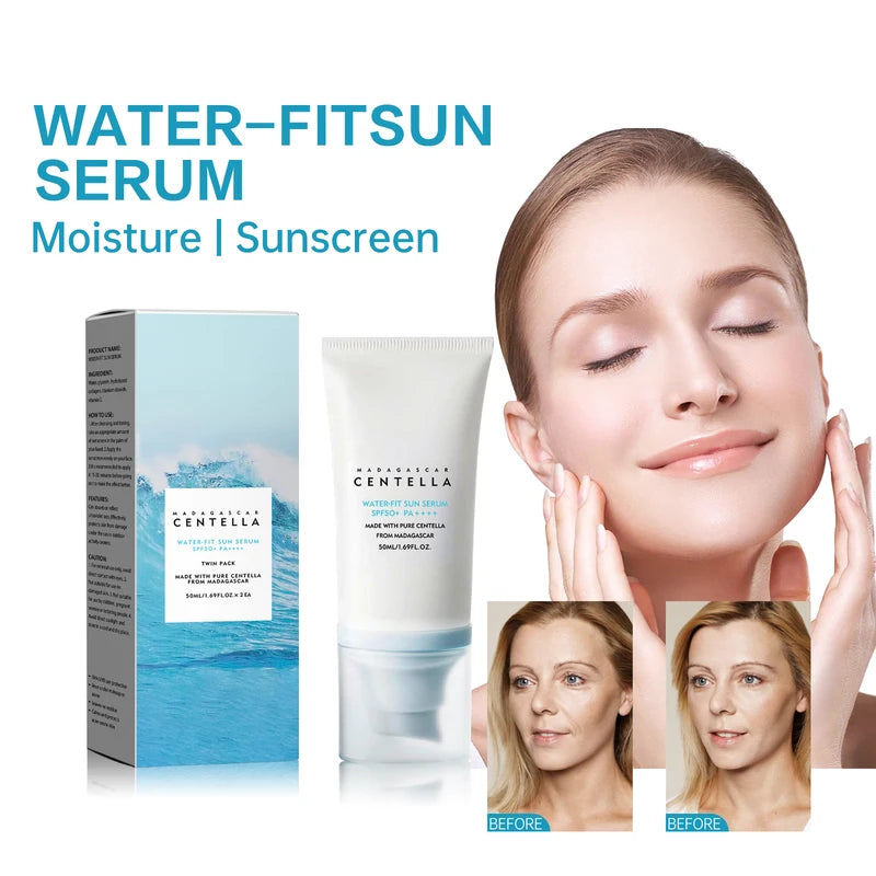 SPF50+ Facial Sunscreen Moisturizer with Anti-Pollution & Brightening UV Shield