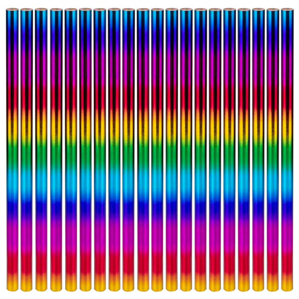Rainbow Children's Painting Brushes Set - 12-48 Colorful Wooden Art Supplies