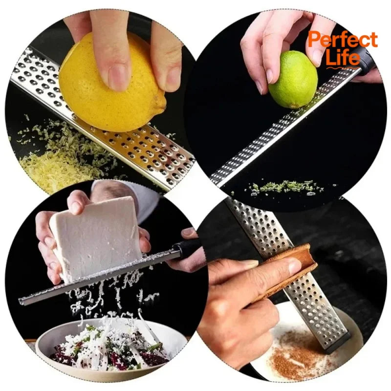 Stainless Steel Lemon Cheese Vegetable Grater Peeler Kitchen Tool