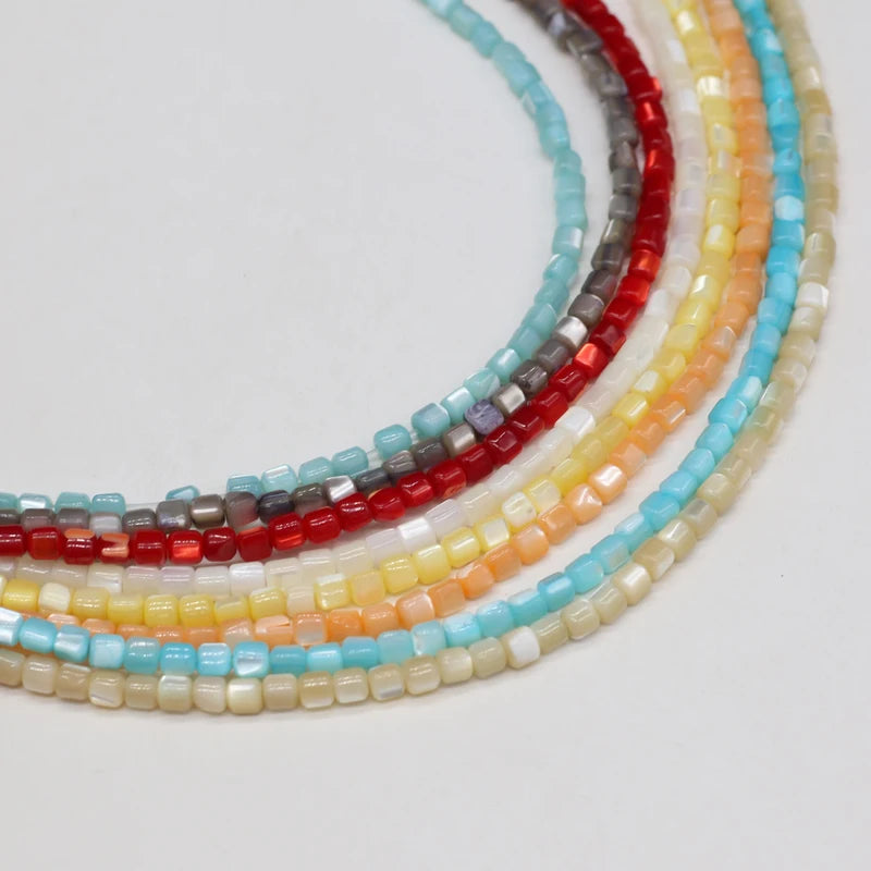 Natural Mother of Pearl Sea Shell Beads for Jewelry Making DIY Bracelets & Necklaces