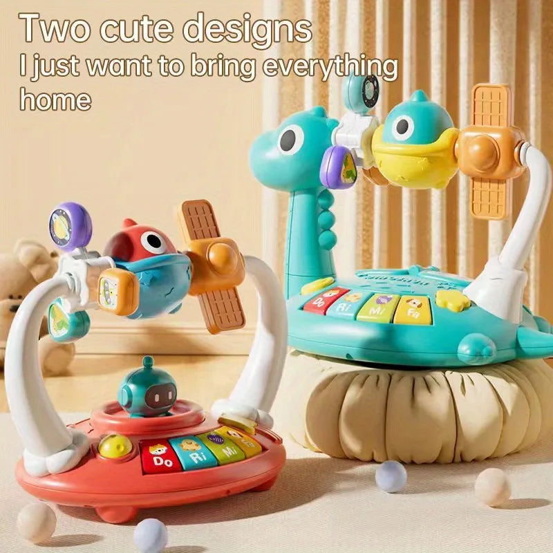 Multifunctional Baby Musical Toy Turtle Phone Electronic Piano Educational Toy for Toddlers