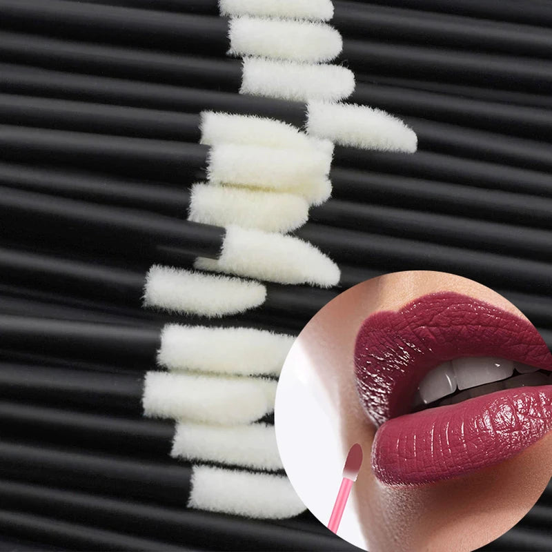 Bulk Lip Brush Set for Lip Gloss and Lipstick Application - 100/300 Pieces Makeup Applicators