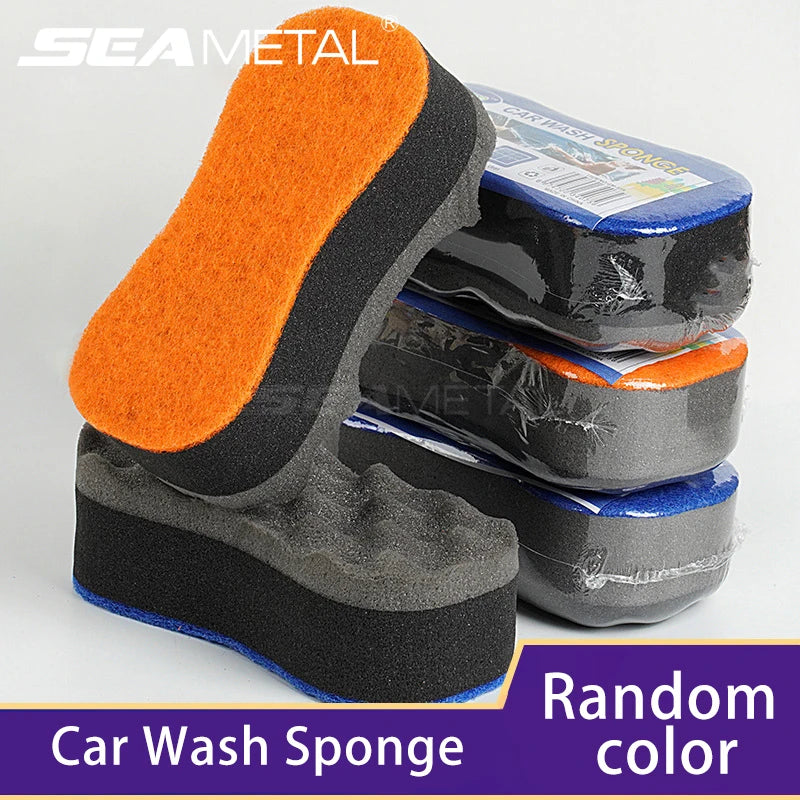 Car Wash Sponge 3-Layer Foam Cleaning Block for Vehicle Detailing & Care