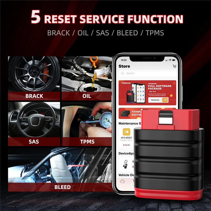 OBD2 Scanner Full System Diagnostic Tool for Cars - Professional Auto Code Reader