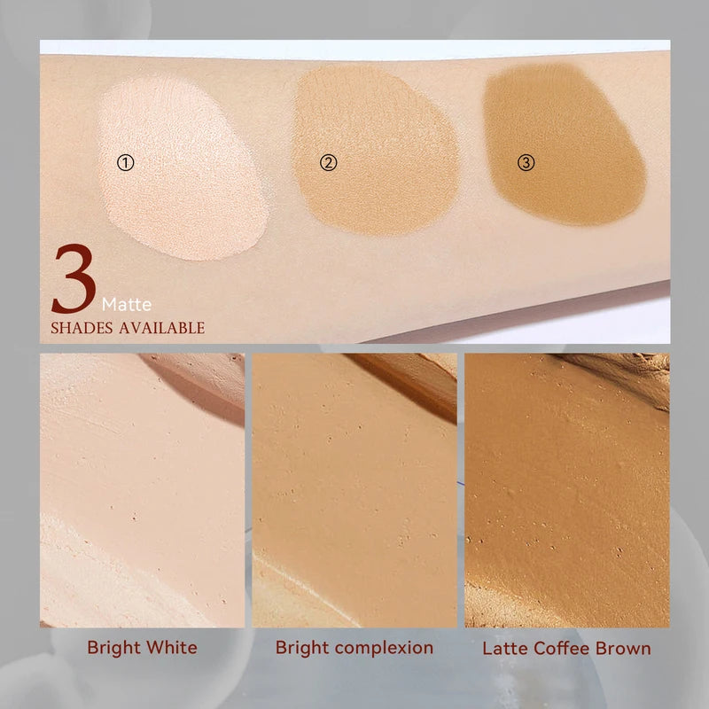 3-in-1 Sunscreen Concealer Foundation Cream - Light Texture, Flaw Cover & Long-Lasting Makeup