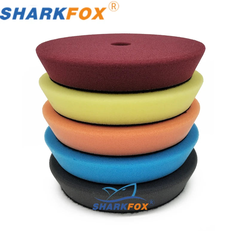 Car Polishing Pads 5 Inch Waxing Buffing Discs for Vehicle Body Care Kit