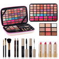 All-in-One Makeup Palette with Blush Eyeshadow Lip Gloss Highlighter Long Lasting Portable