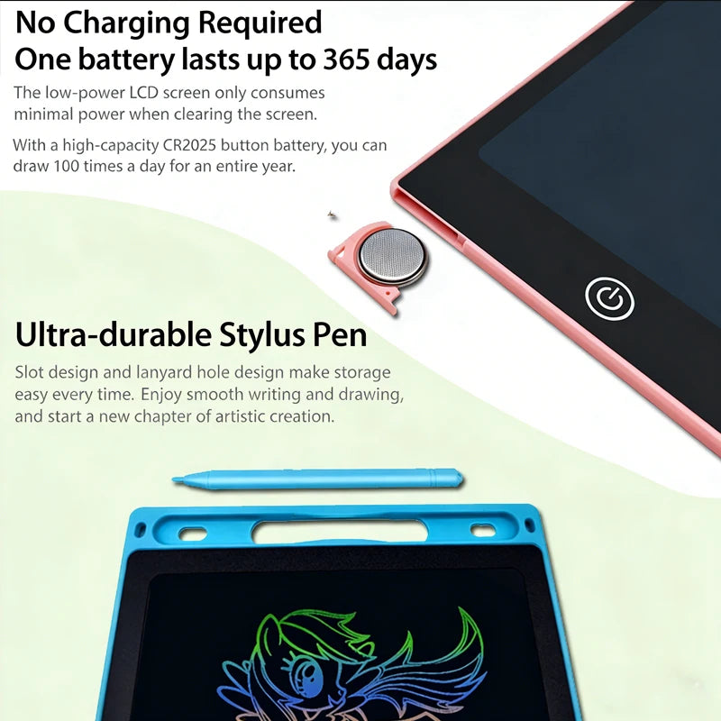8.5-Inch LCD Drawing Tablet for Kids Handwriting Doodle Blackboard Educational Toy