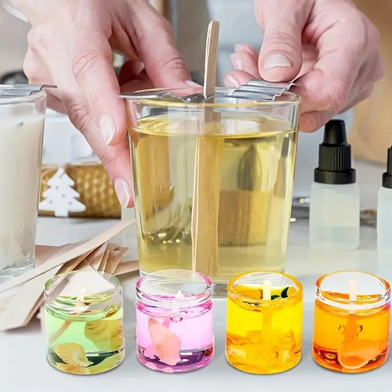 Clear Crystal Wax for Candle Making - DIY Handmade Candle Supplies, Halloween & Christmas