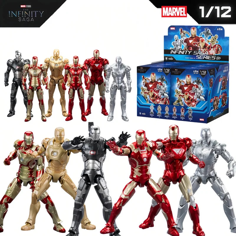 Marvel Infinite Legend Action Figures Set - Iron Man & War Machine Collectible Toy