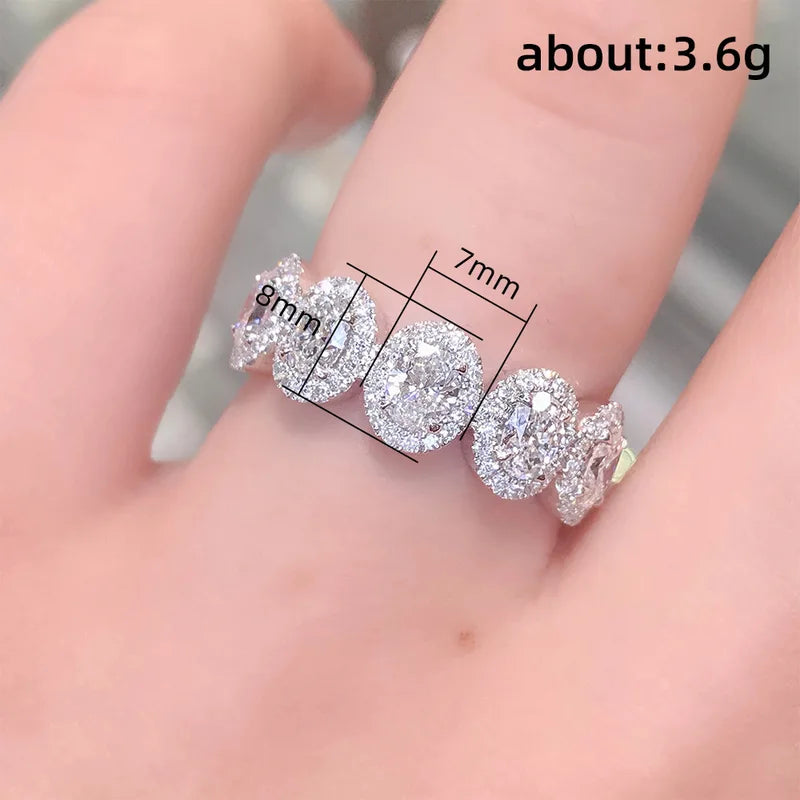 Elegant Cubic Zirconia Women’s Ring - Engagement Wedding Jewelry, Silver or Gold