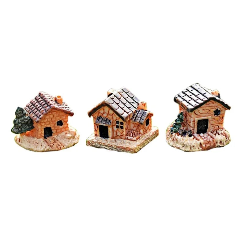 Mini Doll House Stones Set - Resin Garden & Home Decor for DIY Landscaping