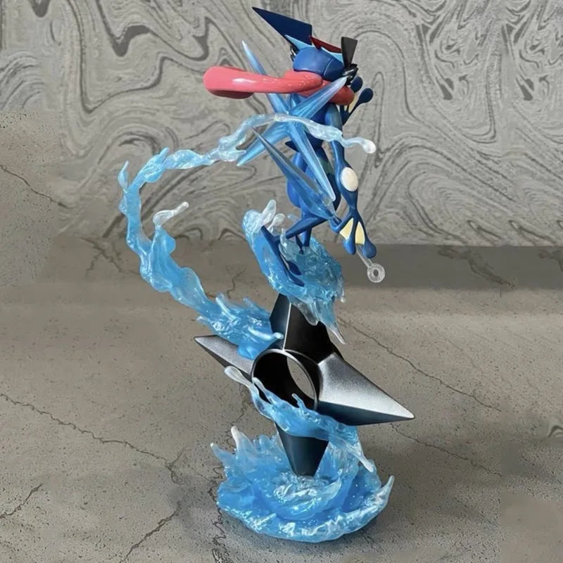 Anime Pokemon Greninja Action Figure PVC Statue - 19cm Collectible Toy