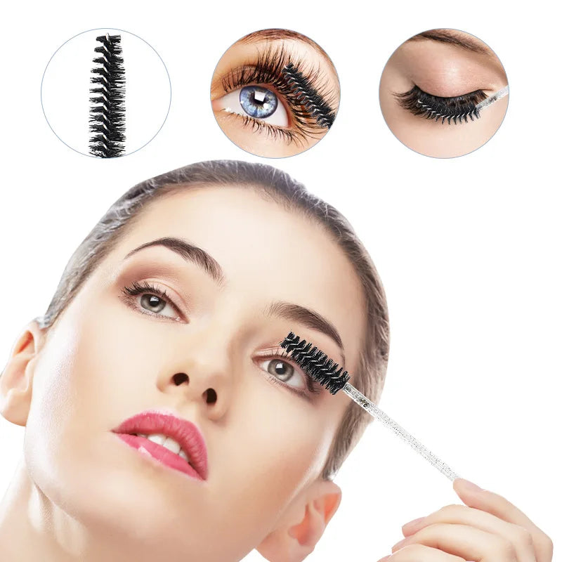 Eyelash Curler Set with Replacement Pads and Tweezers - Multiple Colors