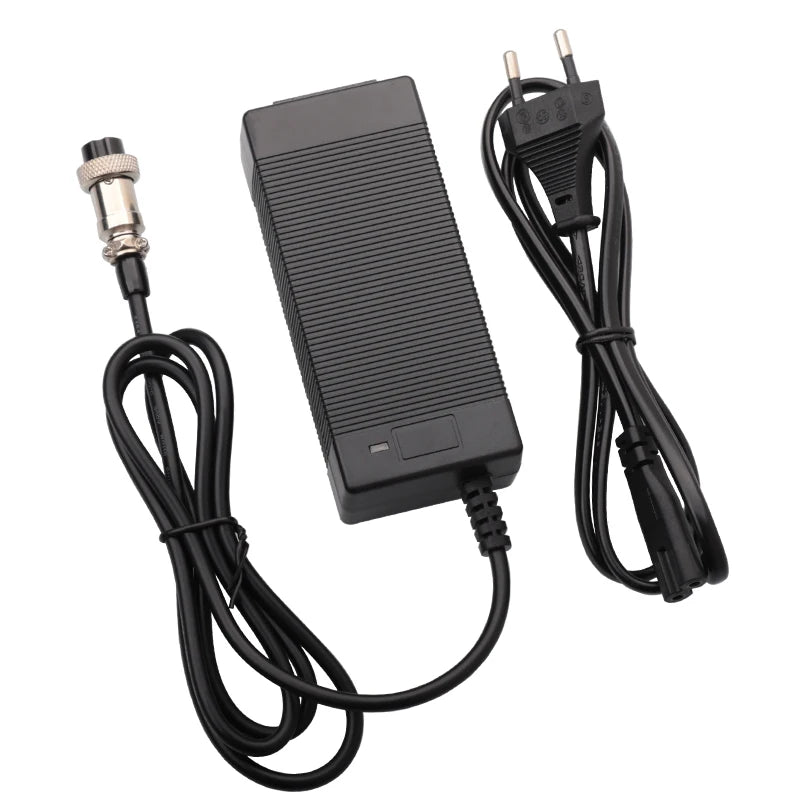 29.4V 2A Lithium Battery Charger for 7Series 24V Polymer Li-ion Battery, Multiple Connectors & Power Options