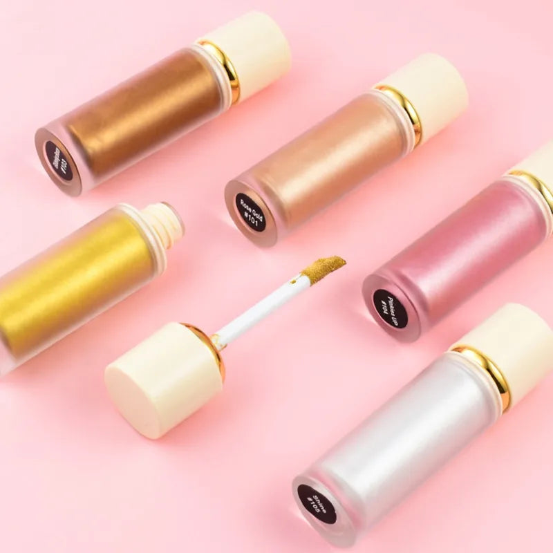 Liquid Highlighter Makeup - Vegan Contour Shimmer & Custom Logo Options