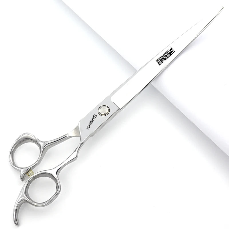 Professional Barber Scissors 6-9 Inch Flat Teeth Hair Cutting Shears - Multiple Colors