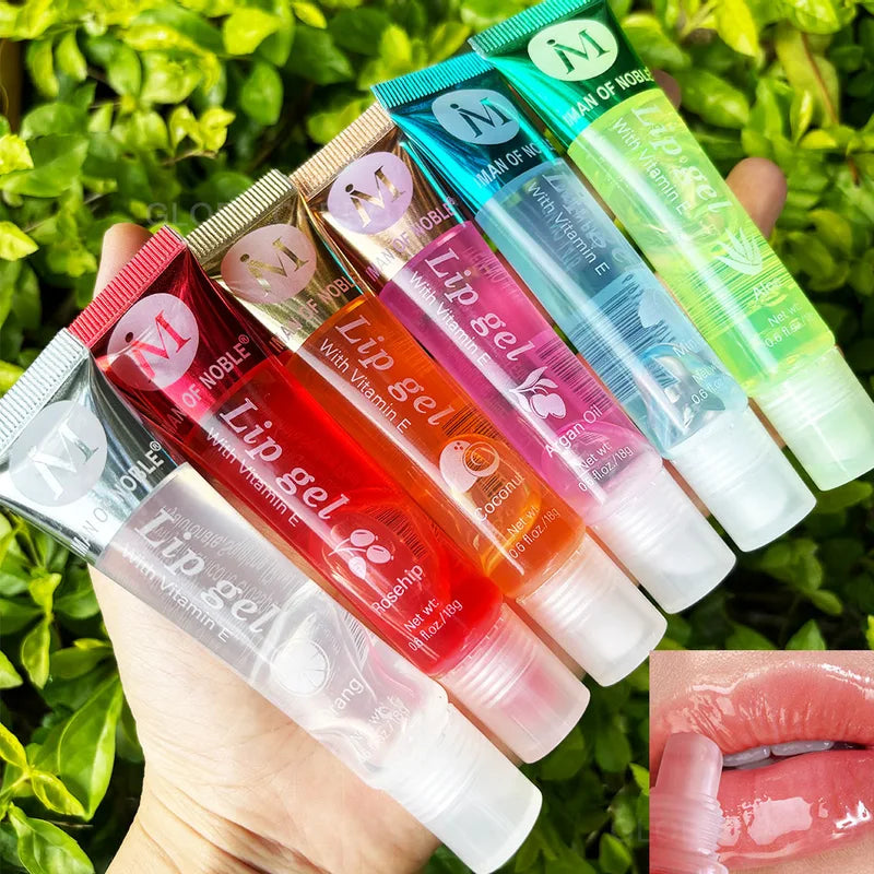 Fruity Flavor Lip Gloss Set Hydrating Moisturizing Lip Makeup 6 Colors Wholesale